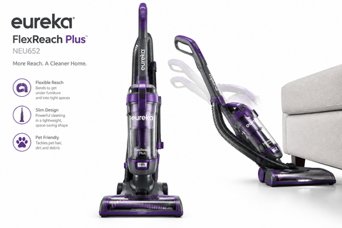 Eureka FlexReach Plus NEU652 Upright Vacuum Cleaner